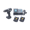 rotomartillo/taladro inalámbrico sin carbones, broquero de 1/2", 1,700 rpm, 18vâŽ“, torque: 40 n.m c/2 bat. (1.5ah) y cargador.