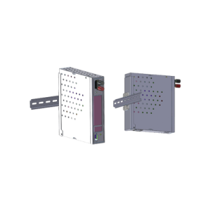 montaje para riel de rack, switch netonix.
