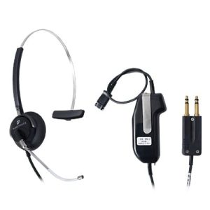 diadema para despachador, incluye cable adaptador con ptt