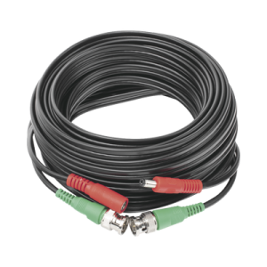 cable coaxial ( bnc rg59 ) + alimentación / siamÉs / 10 metros / aleación cobre + aluminio cca / para cámaras 4k / uso interior y exterior
