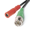 cable coaxial ( bnc rg59 ) + alimentación / siamÉs / 20 metros / 100 % cobre / para cámaras 4k / uso interior y exterior