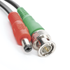 cable coaxial ( bnc rg59 ) + alimentación / siamÉs / 20 metros / 100 % cobre / para cámaras 4k / uso interior y exterior