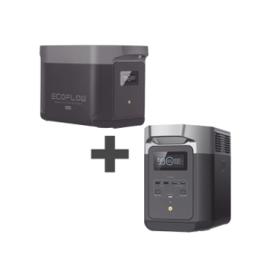 kit de estación de energía portátil 2048wh + batería externa 2048wh (4096wh totales)