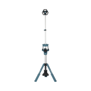 lampara con torre para iluminación inalambrica con tres cabezales multidireccionales , se extiende hasta 2.2 metros, utiliza batería lxt® litioâ€‘ion de 18v.