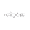 separador 6db (4:1) tap 350 5930mhz 500w 161dbc 4.3 10 ip67 .