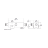 separador 13db (20:1) tap 350 5930mhz 500w 161dbc tipo n ip67 .