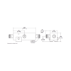 separador 15db (30:1) tap 350 5930mhz 500w 161dbc tipo n ip67 .