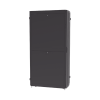 gabinete net verse para centros de datos, 45ur, 600mm de ancho, 1200mm de profundidad, fabricado en acero, color negro