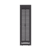 gabinete net verse para centros de datos, 45ur, 600mm de ancho, 1200mm de profundidad, fabricado en acero, color negro