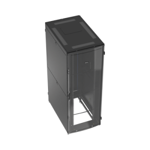 gabinete net verse para centros de datos, 45ur, 800mm de ancho, 1200mm de profundidad, fabricado en acero, color negro