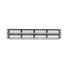 panel de parcheo de impacto (110), plano, categoría 6, de 48 puertos, 2ur