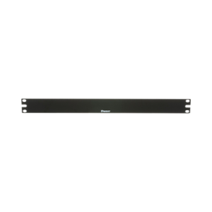 tapa ciega para rack estándar de 19in, plano, de acero, 1ur, color negro