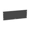 tapa ciega para rack estándar de 19in, plano, de acero, 4ur, color negro