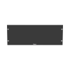 tapa ciega para rack estándar de 19in, plano, de acero, 4ur, color negro