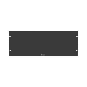 tapa ciega para rack estándar de 19in, plano, de acero, 4ur, color negro