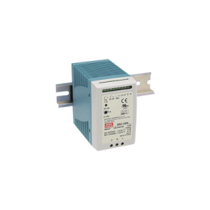 fuente de poder riel din 12v, 100w con cargador de batería