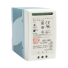 fuente de poder riel din 24v, 100w con cargador de bateria