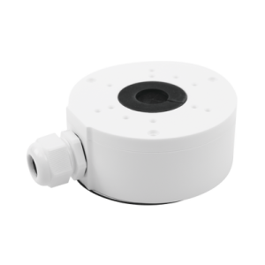 caja de conexiones plástica compatible con cámaras epcom / hikvision / uso en exterior