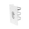 montaje vertical para poste / material de acero inoxidable
