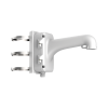 montaje de poste para domos hikvision / color blanco / uso en exterior