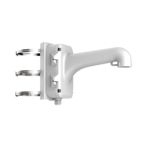 montaje de poste para domos hikvision / color blanco / uso en exterior