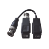 kit de transceptor (balluns) turbohd con boton push / hasta 8 mp (4k) / 100% cobre / soporta hd tvi / ahd / cvi / cvbs / audio por coaxitron / datos para menu de configurar de cámaras