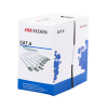 bobina de cable de 305 m (1000 ft) cat 6 / 100% cobre / color blanco / uso en interior / pvc