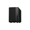 servidor nas de escritorio con 2 bahías / hasta 24 tb / hasta 6gb ram / hasta 25 cámaras