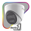 [dual light + colorvu] turret ip 2 megapixel / lente 2.8 mm / 30 mts ir + 30 mts luz blanca / micrófono integrado / acusense lite / exterior ip67 / dwdr / poe / micro sd