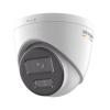 [dual light + colorvu] turret ip 4 megapixel / lente 2.8 mm / 30 mts ir + 30 mts luz blanca / micrófono integrado / acusense lite / exterior ip67 / wdr 120 db / poe / micro sd