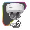 [dual light + colorvu] domo ip 4 megapixel / lente 2.8 mm / 30 mts ir + 30 mts luz blanca / microfono integrado / audio y alarmas i/o / exterior ip67 / ik10 / wdr 130 db / acusense / captura facial / acusearch / colorvu 2.0