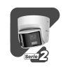 [flexvu] [protecciÓn activa] turret ip 4 megapixel / 2 lentes de 2.8 mm (imagen panorámica 180°) / 30 mts ir / exterior ip67 / luz intermitente y alerta de audio / audio bidireccional / acusense / wdr 120 db / micro sd