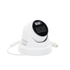 [dual light + colorvu] turret ip 4 megapixel / lente 2.8 mm / 30 mts ir + 30 mts luz blanca / exterior ip67 / luz intermitente y alerta de audio / micrófono integrado / videoanaliticos (filtro de falsas alarmas) / wdr 130 db / captura facial