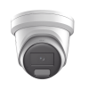[dual light + colorvu] turret ip 4 megapixel / lente 2.8 mm / 30 mts ir + 30 mts luz blanca / exterior ip67 / luz intermitente y alerta de audio / micrófono integrado / videoanaliticos (filtro de falsas alarmas) / wdr 130 db / captura facial