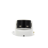 [flexvu] [protecciÓn activa] turret ip panorámica 4 megapíxel / 2 lentes 2.8 mm (180°) / imagen a color 24/7 (colorvu) / poe / wdr 130° / ip67 / acusense / luz estroboscópica y alarma audible / 30 mts luz blanca / mic
