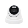 [dual light + colorvu] turret ip 8 megapixel / lente 2.8 mm / 40 mts ir + 40 mts luz blanca / microfono integrado / exterior ip67 / wdr 130 db / videoanaliticos (filtro de falsas alarmas) / captura facial / acusearch
