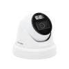 [dual light + colorvu] turret ip 8 megapixel / lente 2.8 mm / 40 mts ir + 40 mts luz blanca / microfono integrado / exterior ip67 / wdr 130 db / videoanaliticos (filtro de falsas alarmas) / captura facial / acusearch