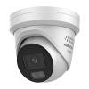 [dual light + colorvu 3.0 + hikai] turret ip 8 megapixel / lente 2.8 mm / 30 mts ir + luz blanca / 2 microfonos integrados / exterior ip67 / estrobo azul y rojo / wdr 130 db / acusense 3.0 / metal / nema 4x / acusearch