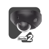[dual light + 2 micrófonos integrados] mini domo ip 4 megapixel / color negro / lente 2.8 mm / 30 mts luz blanca + 30 mts ir / acusense / exterior ip67 / ik08 / wdr 120 db / poe / onvif / alarmas i/o / micro sd / acusearch