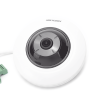 mini fisheye ip 5 megapixel / panorámica 180° 360° / microfono integrado / 8 mts ir / uso en interior / poe / múltiples vistas por ivms 4200 / alarmas i/o / micro sd