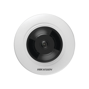 mini fisheye ip 5 megapixel / panorámica 180° 360° / microfono integrado / 8 mts ir / uso en interior / poe / múltiples vistas por ivms 4200 / alarmas i/o / micro sd