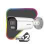 [dual light + colorvu] bala ip 8 megapixel / lente 4 mm / 60 mts ir + 60 mts luz blanca / exterior ip67 / luz intermitente y alerta de audio / micrófono integrado / videoanaliticos (filtro de falsas alarmas) / acusearch