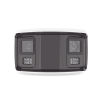 [flexvu] [protecciÓn activa] bala ip panorámica 8 megapixel (4k) / 2 lentes 4 mm (180°) / imagen a color 24/7 (colorvu) / poe / wdr 130° / ip67 / acusense / luz estroboscópica y alarma audible / 40 mts luz blanca / micro sd