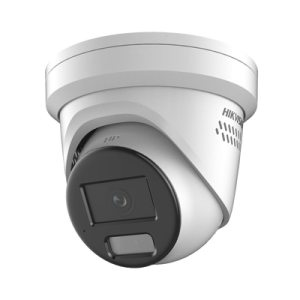 [ protecciÓn activa ] turret ip 4 megapixel / lente 2.8 mm / 40 mts ir / exterior ip67 / micrófono y bocina integrado (audio de dos vías) / darkfighter / poe / luz estroboscopica / onvif / micro sd / 4 analíticos