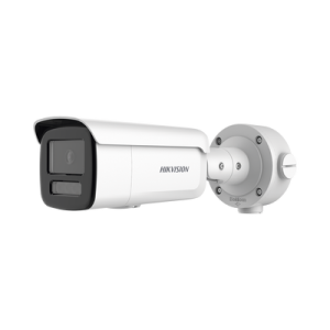 [ protecciÓn activa ] bala ip 4 megapixel / lente 4 mm / 60 mts ir / exterior ip67 / micrófono y bocina integrado (audio de dos vías) / darkfighter / poe+ / luz estroboscopica / onvif / micro sd / 4 analíticos