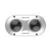 panovu series / lente dual de 4 megapixel / 2 lentes fijos de 2.8 mm / recomendado para pasillos o esquinas / ip67 / ik10 / poe / wdr 120 db / 10 mts ir / entrada y salida de audio y alarma / microsd