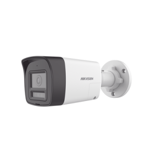 [audio bidireccional + dual light + colorvu] bala turbohd 2 megapixel (1080p) / lente 2.8 mm / 30 mts ir exir + 20 mts luz blanca / micrófono y bocina integrado / exterior ip67 / metal / dwdr