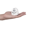 ultra mini turret turbo 2 megapixel (1080p) / gran angular / lente 2.8 mm / 20 mts ir exir / exterior ip67 / 4 tecnologías (tvi / ahd / cvbs) / dwdr / color blanco
