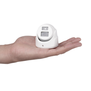 ultra mini turret turbo 2 megapixel (1080p) / gran angular / lente 2.8 mm / 20 mts ir exir / exterior ip67 / 4 tecnologías (tvi / ahd / cvbs) / dwdr / color blanco