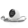 [colorvu] turret turbohd 3k (5 megapixel) / micrófono integrado / lente 2.8 mm / imagen a color 24/7 / 20 mts luz blanca / exterior ip67 / dwdr / 4 tecnologías